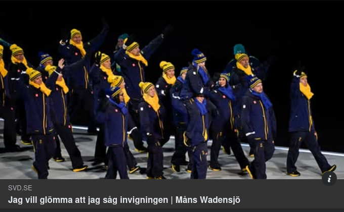 OS-Invigningskritiskt I SvD