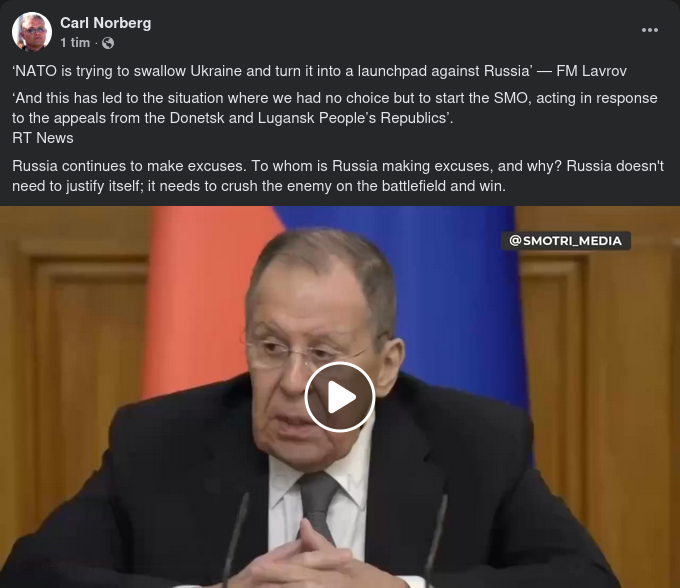 Lavrov, Nato, Ukraina & SMO