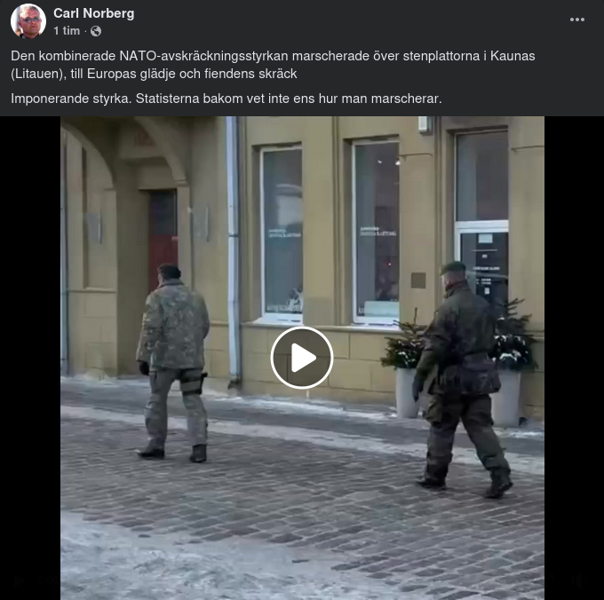 Militärt Skrämmande I Litauen..