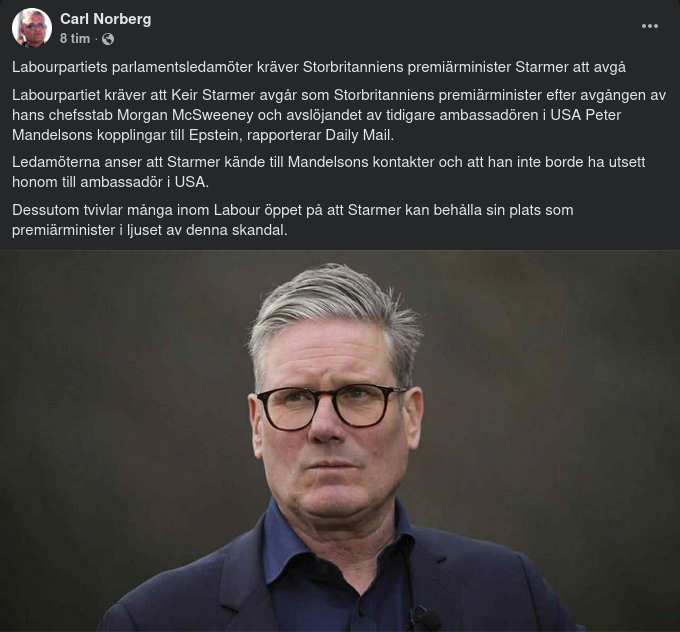 Krav På Starmers Avgång