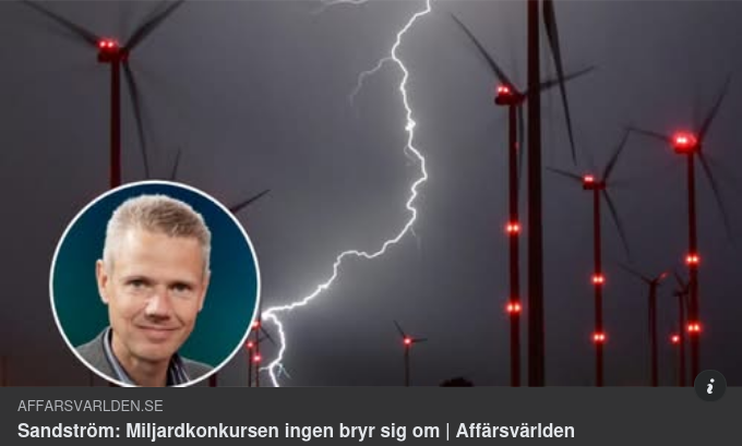 Energisk Miljardkonkursblåsning