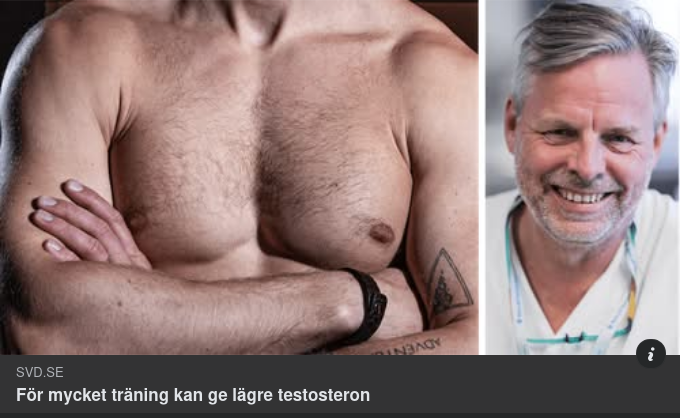 Lågt Testosteron Av För Mycket Träning I SvD