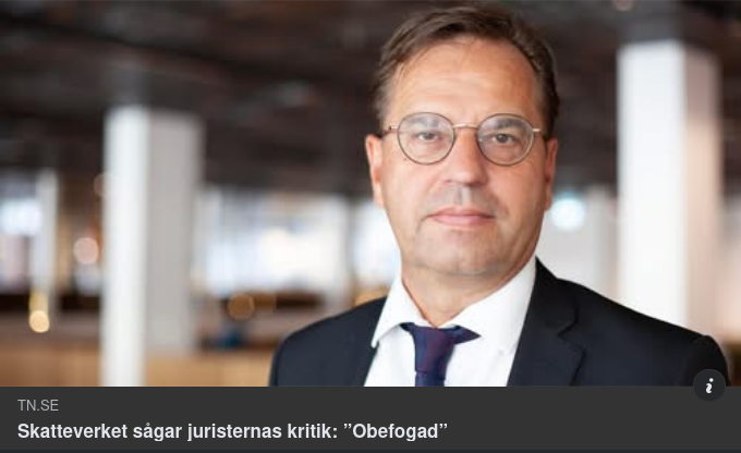 Skatteverket Sågar Juridisk Kritik
