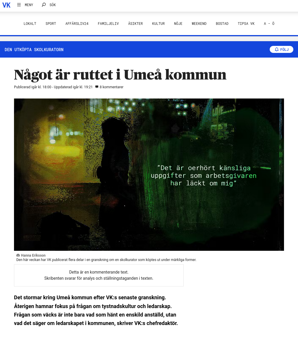 Ruttet Ledarskap I Umeå