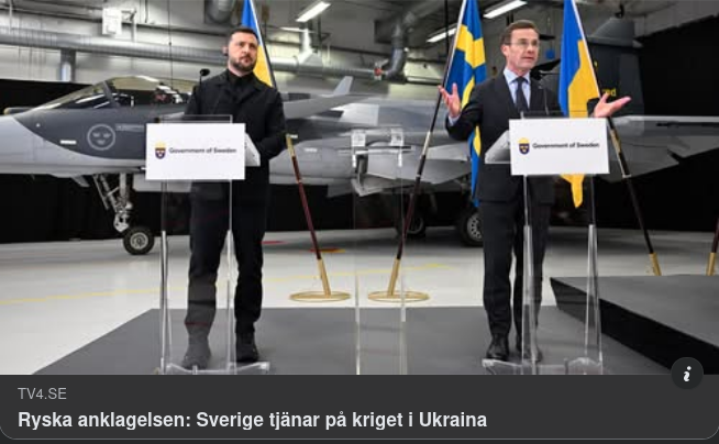 Rysk Anklagelse Om Svensk Krigsförtjänst