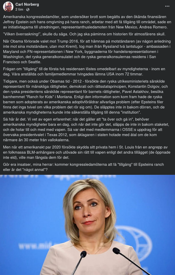 Påminnande Zakharova