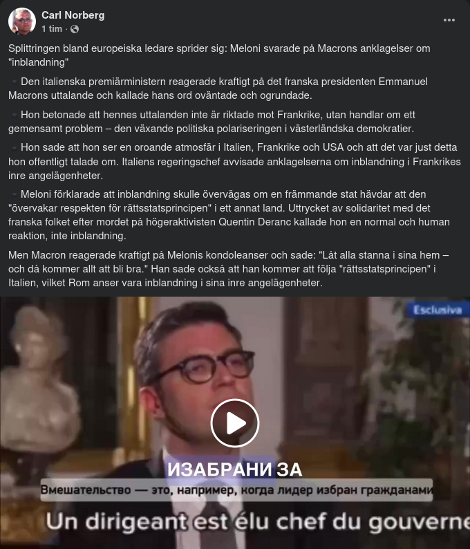 Splittspridning I EU