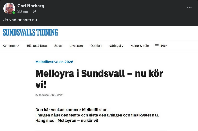 Mellovecka I Sundsvall