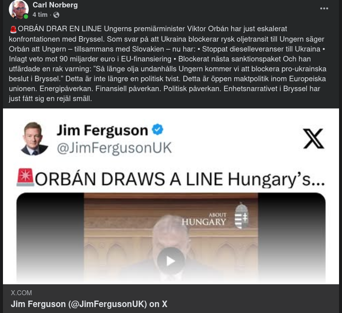 EU, Ungern, Slovakien & Ukraina