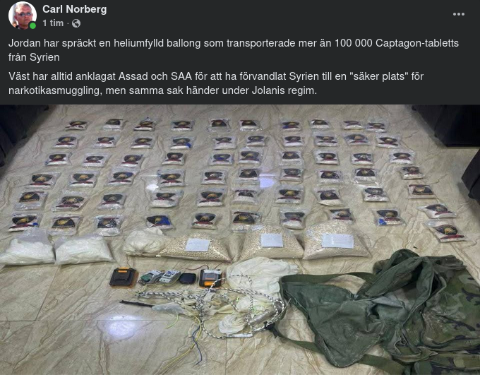 Knarkballong I Mellanöstern