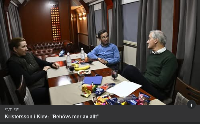 Krigsresenär Kristersson