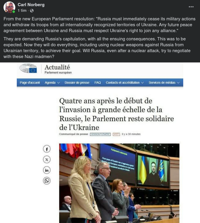 EU-Parlamentsresolution..