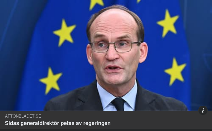 Sidas Generaldirektör Avgår