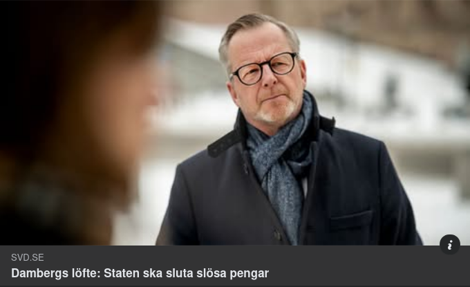 Damberg Lovar Statligt Pengaslöserislut