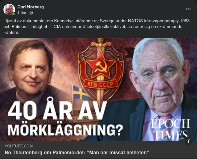 Bo Theutenberg Om Palmemordet