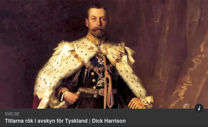 Tricky Dick & Europeisk Monarkihistoria I SvD