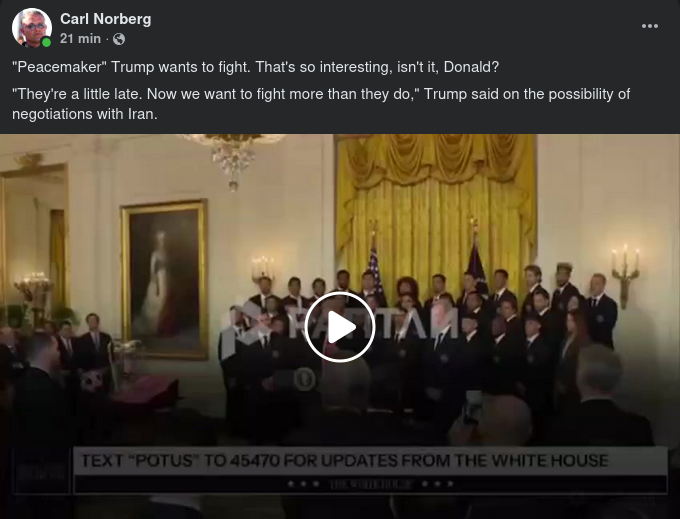 Stridsvillig Fredsmäklare