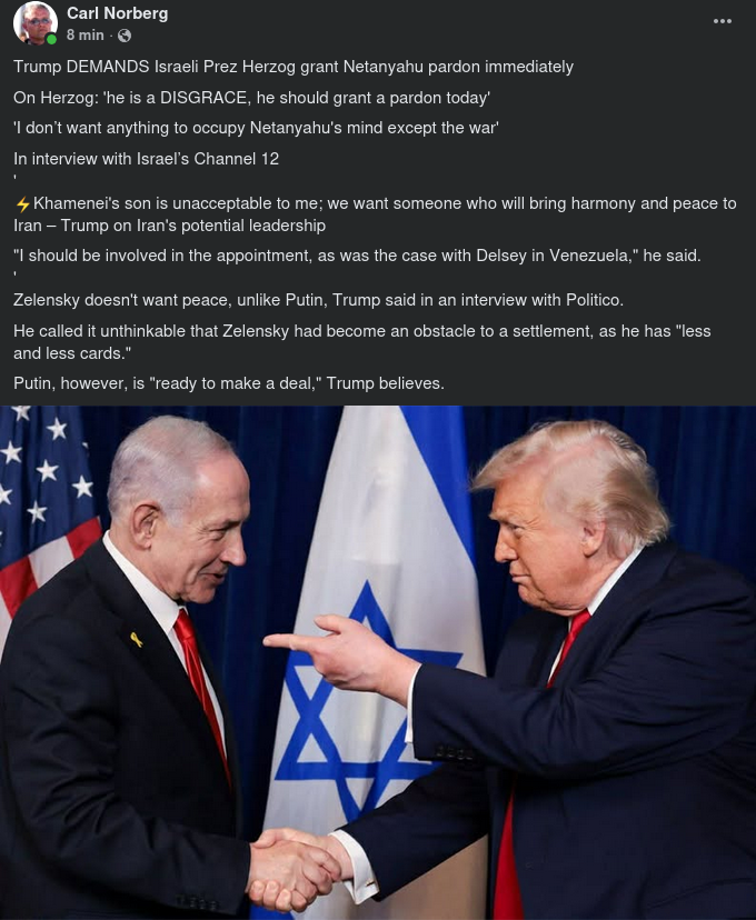 Trump I Israelisk Media