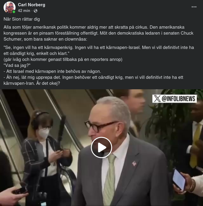 Schumer & Mellanösterkärnvapen