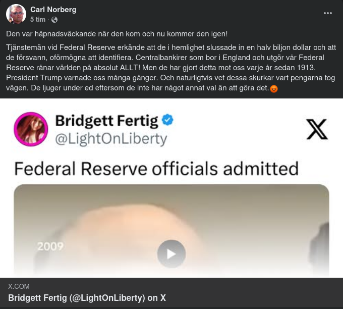 FED:s Öppet Försvunna Pengar