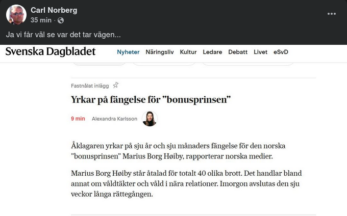 Fängelseyrkande För Bonusprinsen