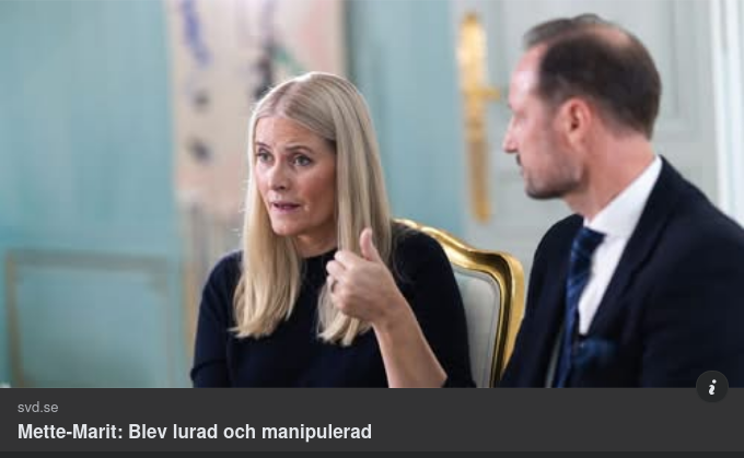Lurad & Manipulerad Mette-Marit..