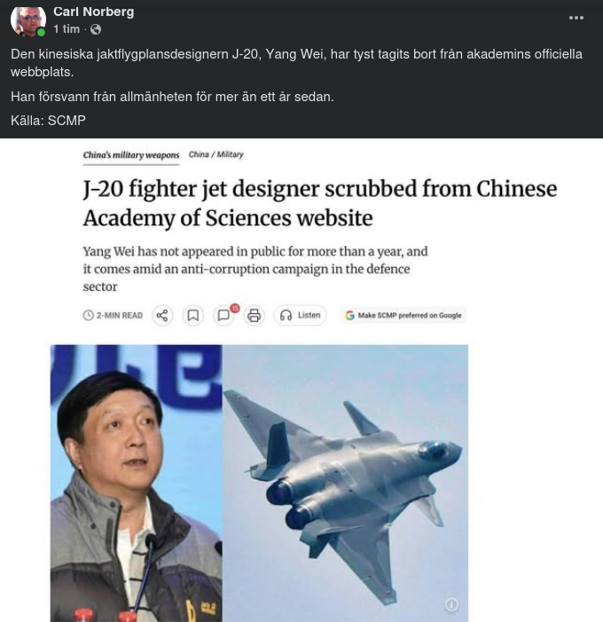 Borttagen Kinesisk Jaktflygplansdesigner