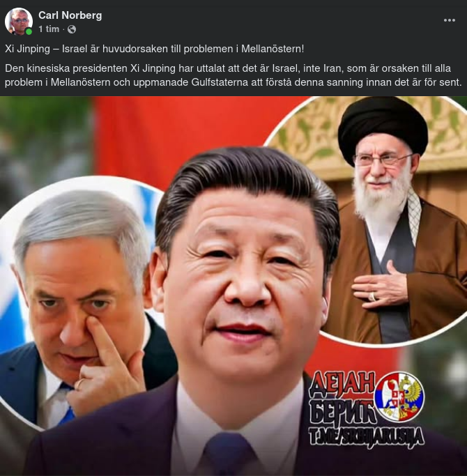 Xi Om Mellanösternproblemorsak