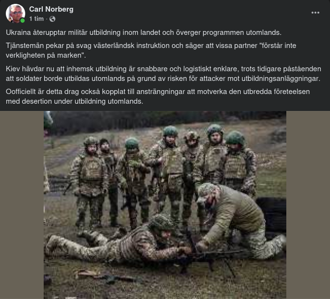 Internt Återupptagen Militär Utbildning I Ukraina