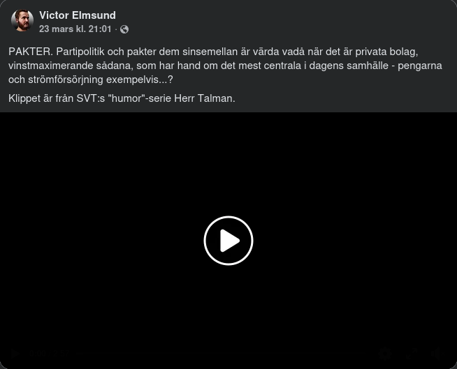 Partipolitik & Pakter..