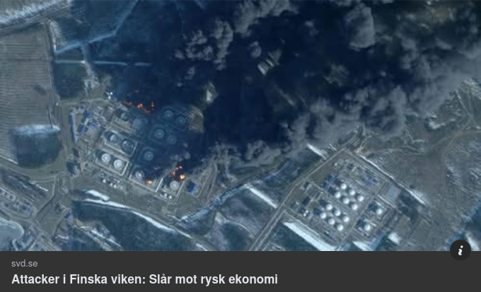Attacker I Finska Viken Mot Rysk Ekonomi