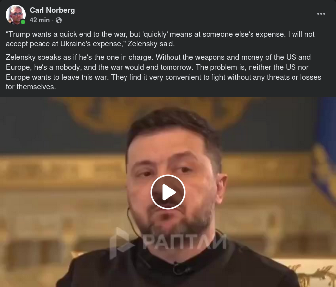 Oacceptabel Fredskostnad