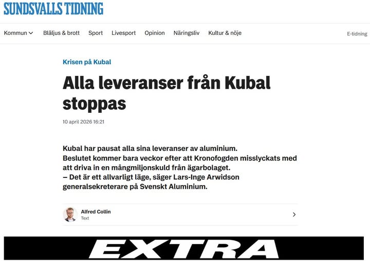 Alla Kuballeveranser Stoppade