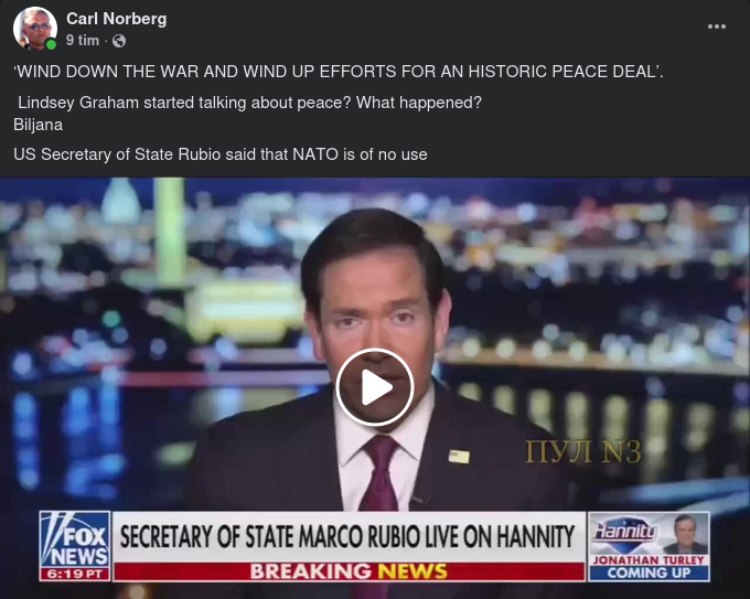 Lindsey Talar Fred & Rubio Om Oanvändbart Nato