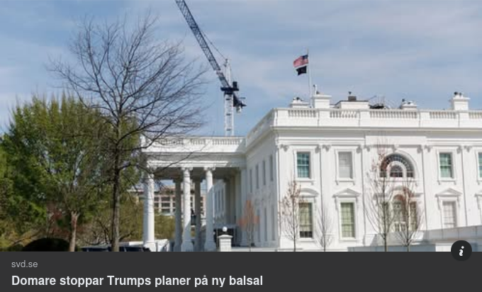 Domarstoppad Trump I SvD