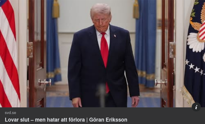 Analyserad SvD-Artikel Om Trumps Tal