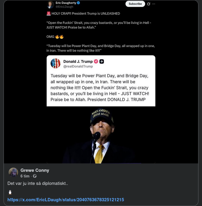 Trump Skippar Diplomatin