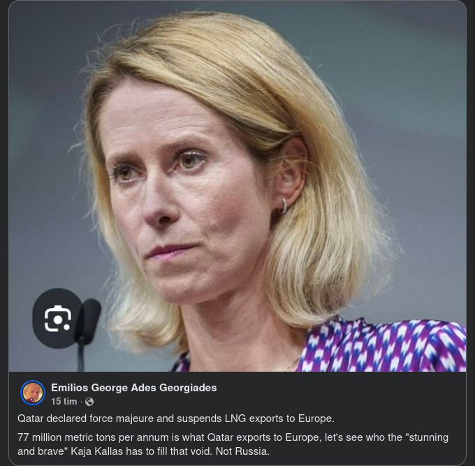 Ingen Qatar-Gas För Europa