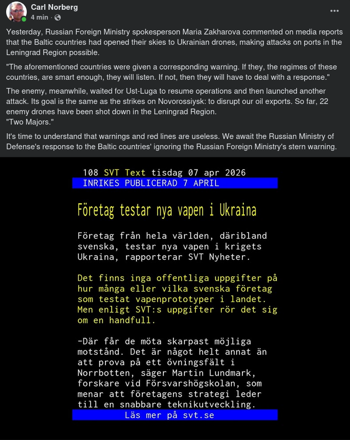 Företag Testar Nya Vapen I Ukraina