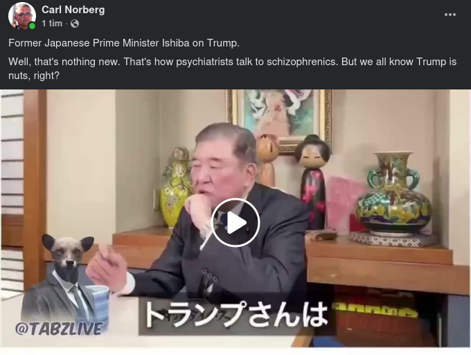 Japansk Trumpdiagnos