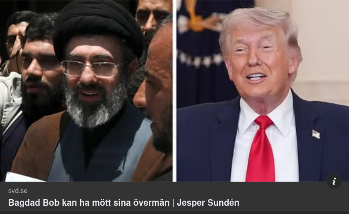 Övermannad Bagdad-Bob I SvD