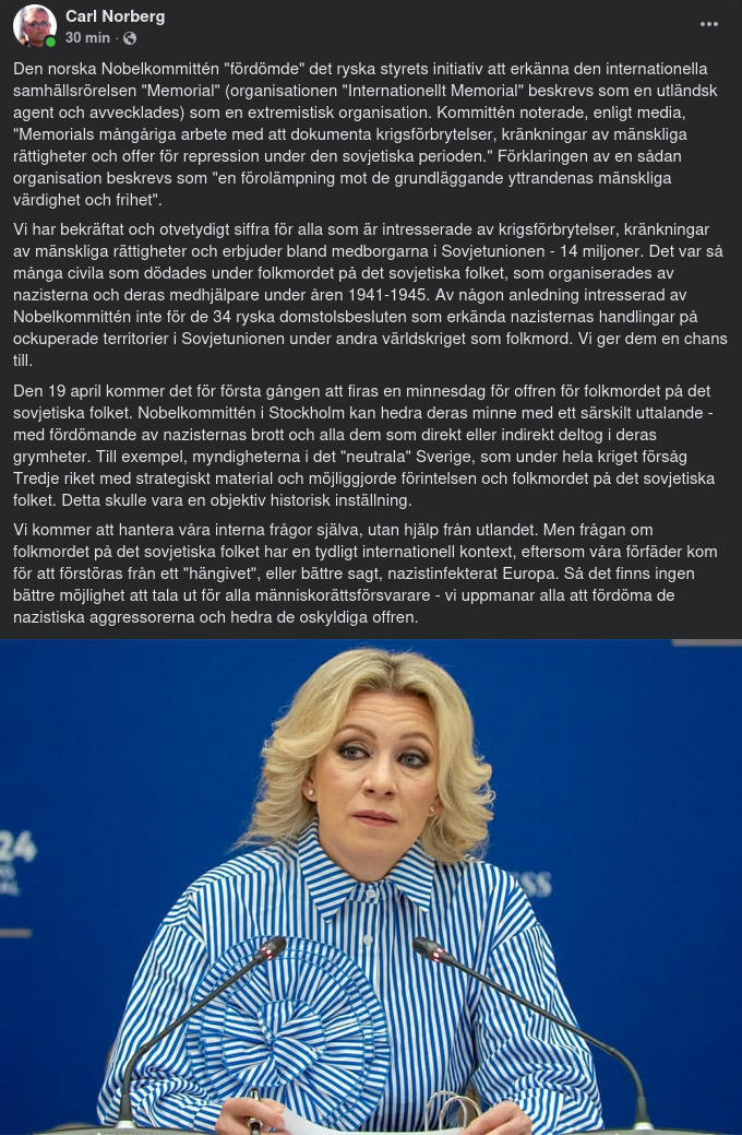 Rysk Uppmaning Angående Nazister & Offer