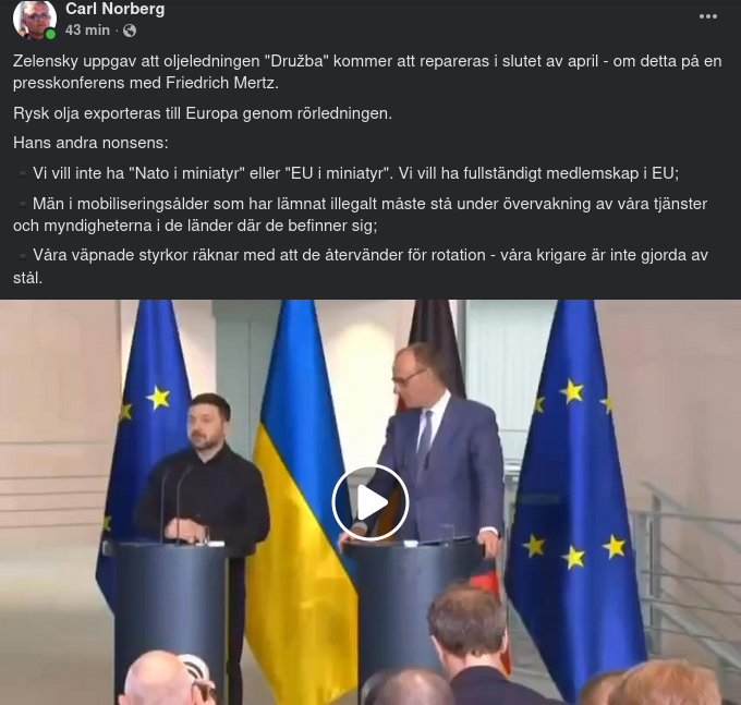 Zelensky Hos Merz