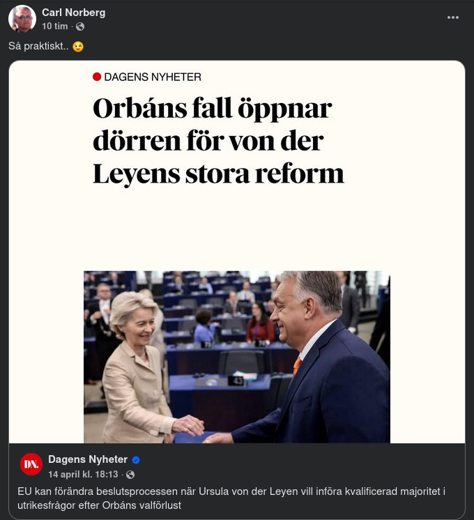 Orbáns Förlust Öppnar För EU-Reform