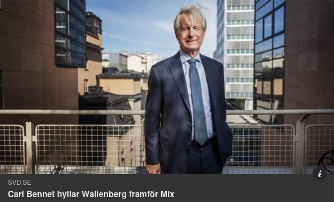 Långsiktigt & Kortsiktigt Med Carl Bennet I SvD