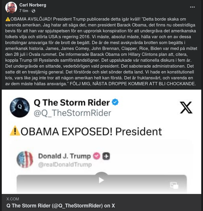 Publicerat Av Trump Om Obama